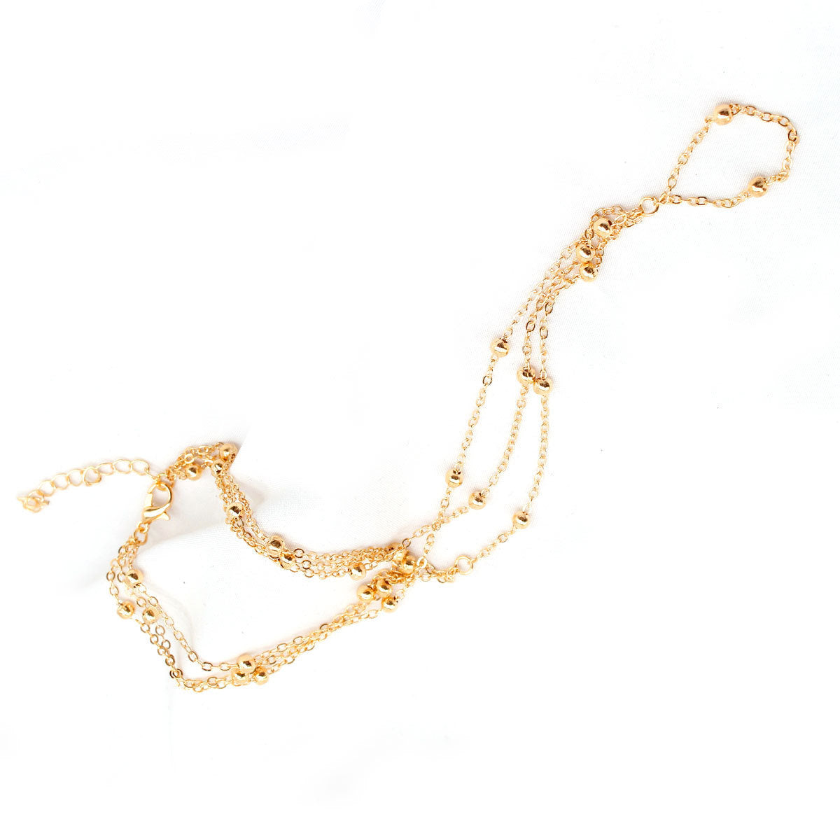 Minimalist Metal Ball Anklet