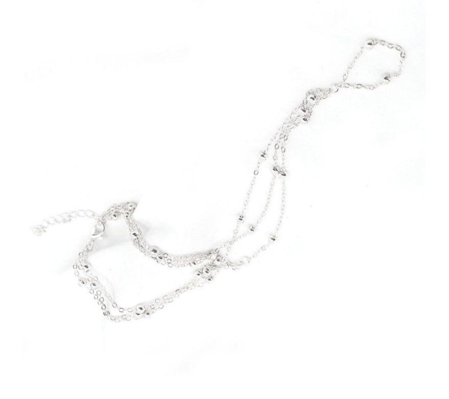 Minimalist Metal Ball Anklet