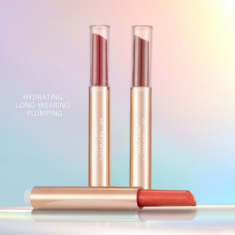 PHOFAY Juicy Lip Plump – Hydrating Lip Balm with a Plumping Pop of Color