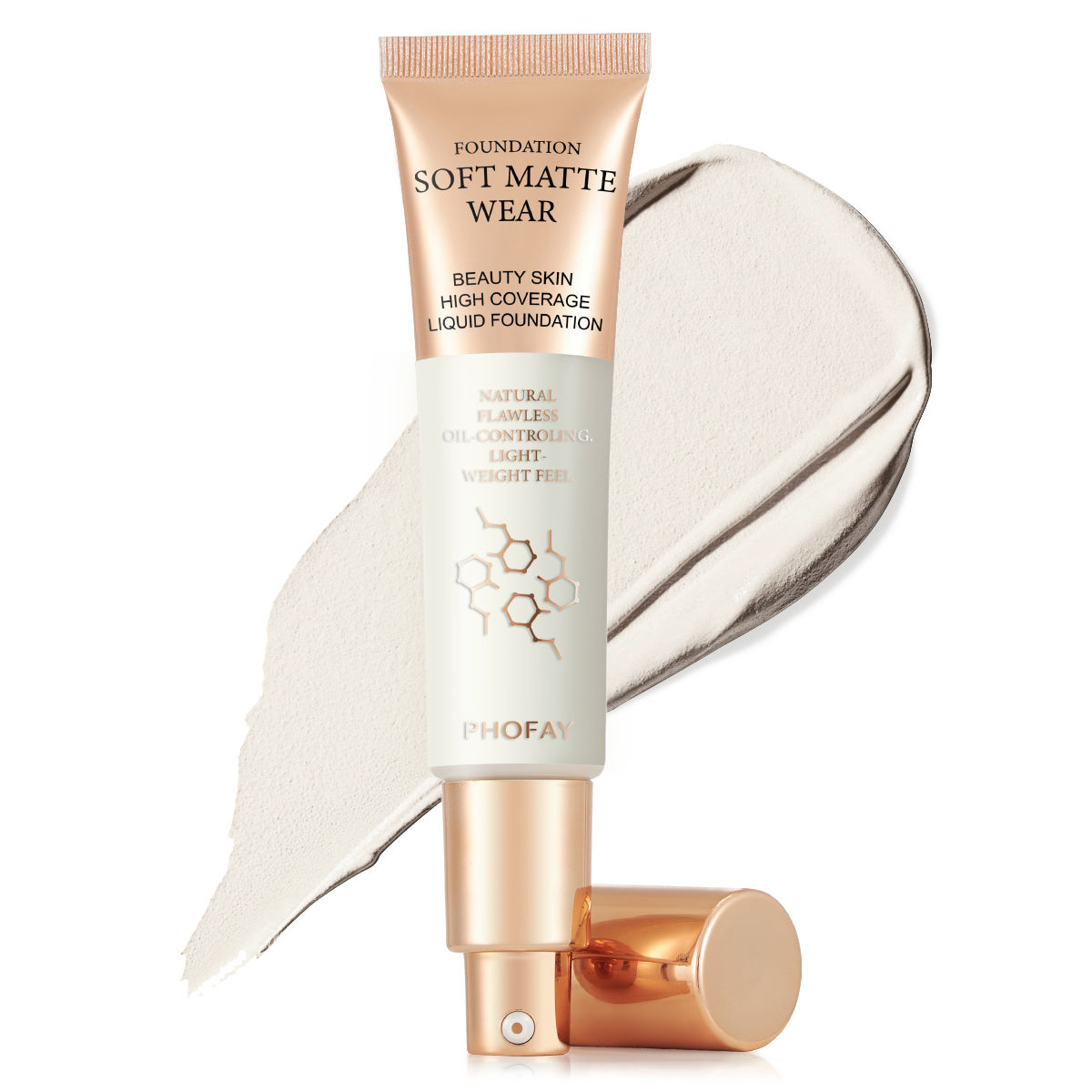 Matte Full Coverage Liquid Foundation β 24H Shine Control & Buildable Coverage