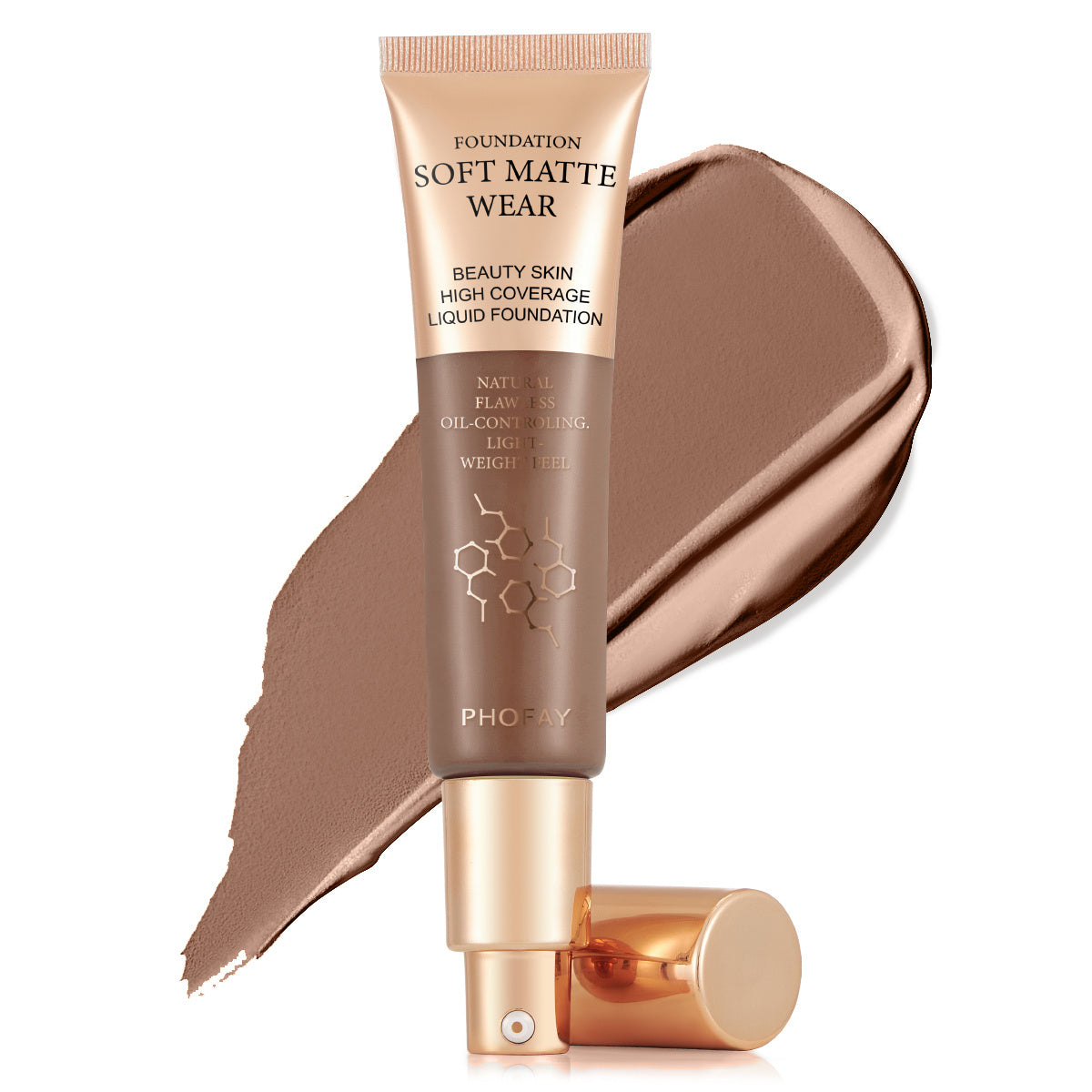 Matte Full Coverage Liquid Foundation β 24H Shine Control & Buildable Coverage