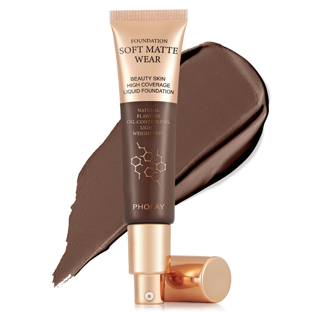 Matte Full Coverage Liquid Foundation β 24H Shine Control & Buildable Coverage
