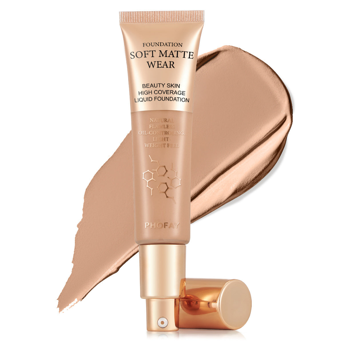 Matte Full Coverage Liquid Foundation β 24H Shine Control & Buildable Coverage