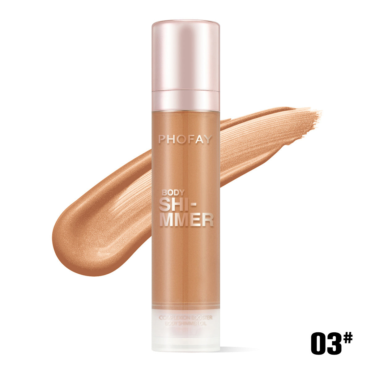 Glow Up Body Shimmer Oil – Hydrating & Illuminating Bronze Finish (PHOFEAY)