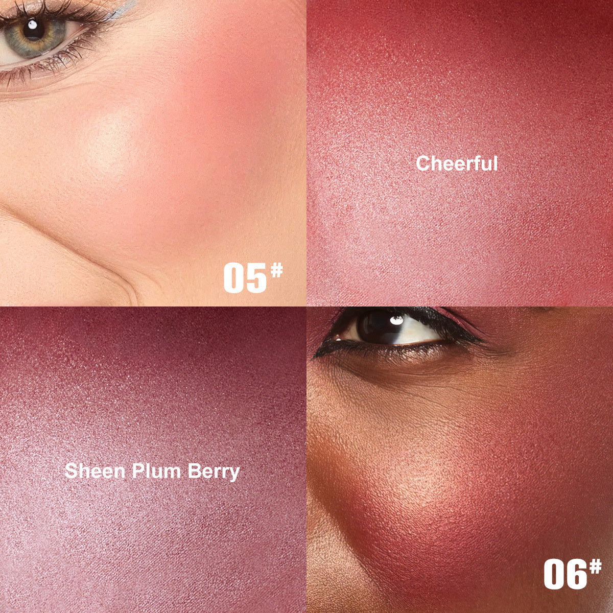 PHOFAY Luminous Powder Blush – Soft Glow, Feather-Light Finish