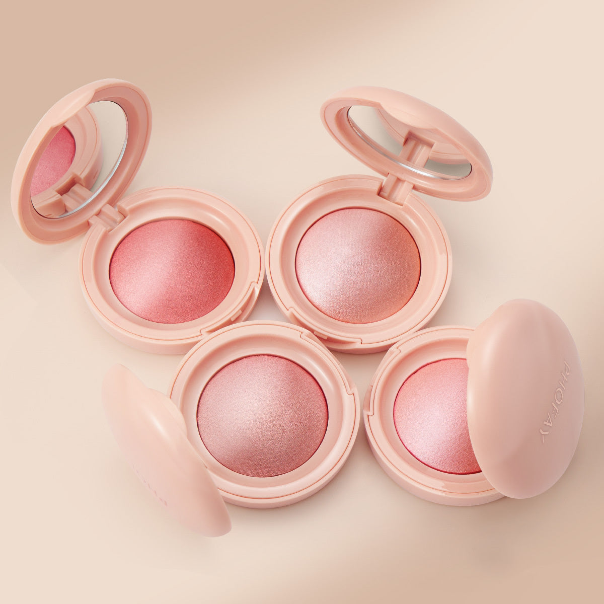 PHOFAY Luminous Powder Blush – Soft Glow, Feather-Light Finish