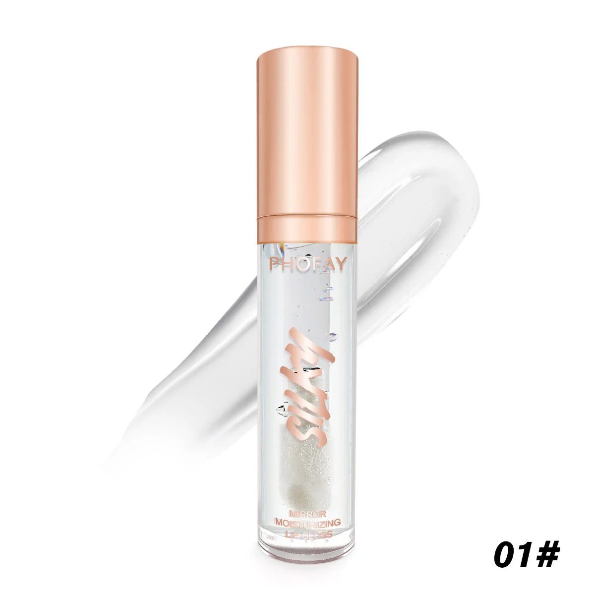 PHOFAY Mirror Shine Lip Gloss – 7.5ml Non-Sticky Moisturizing Formula