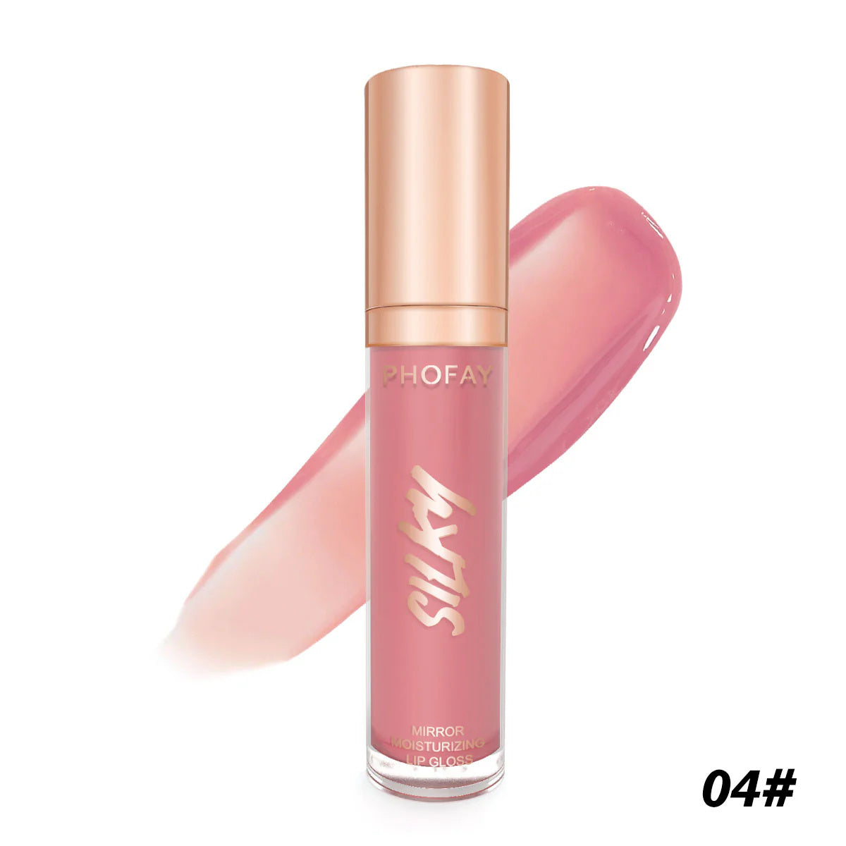 PHOFAY Mirror Shine Lip Gloss – 7.5ml Non-Sticky Moisturizing Formula