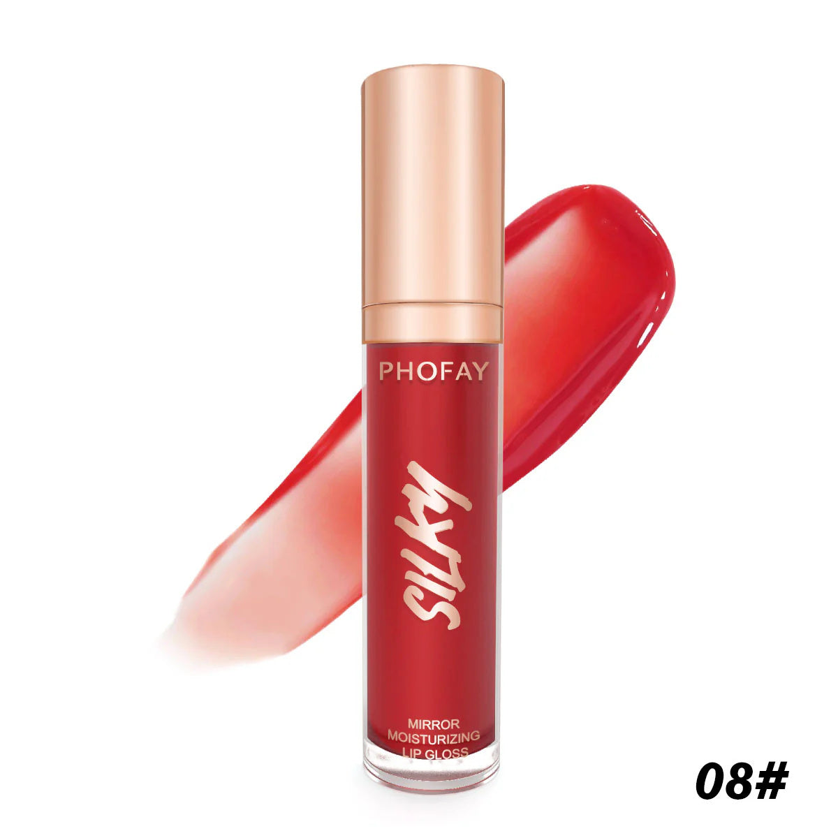 PHOFAY Mirror Shine Lip Gloss – 7.5ml Non-Sticky Moisturizing Formula