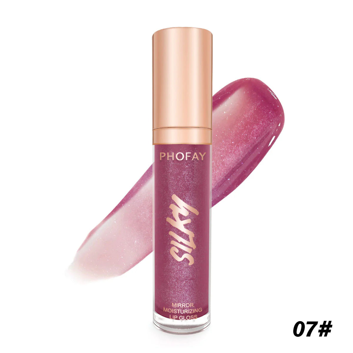 PHOFAY Mirror Shine Lip Gloss – 7.5ml Non-Sticky Moisturizing Formula