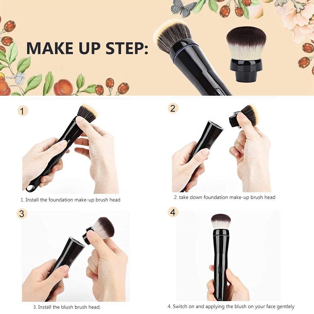 Sonic Blend Brush – Rechargeable Electric Makeup Brush for Foundation & Powder