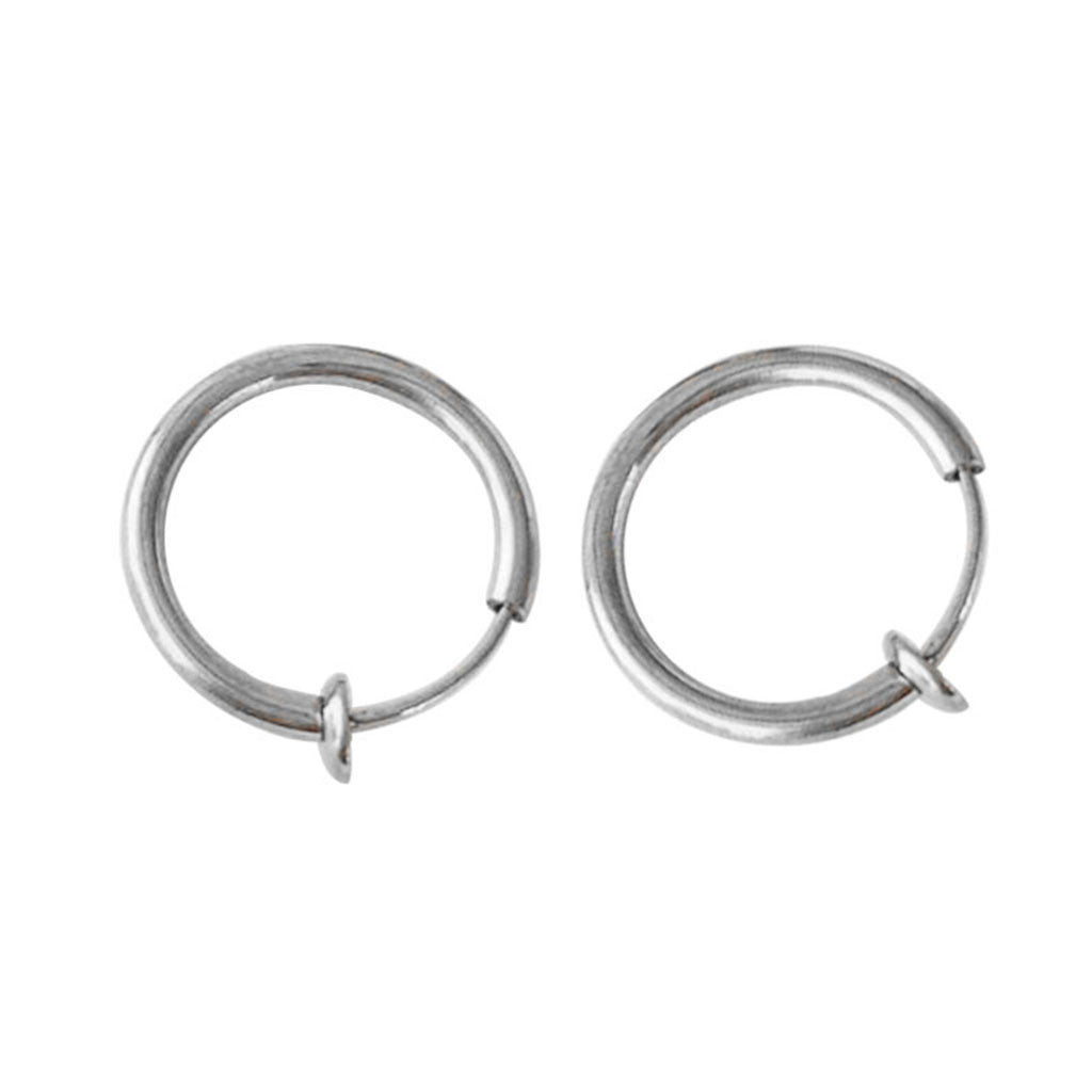 No-Pierce Titanium Clip-On Hoop β Rose Gold Comfort Fit