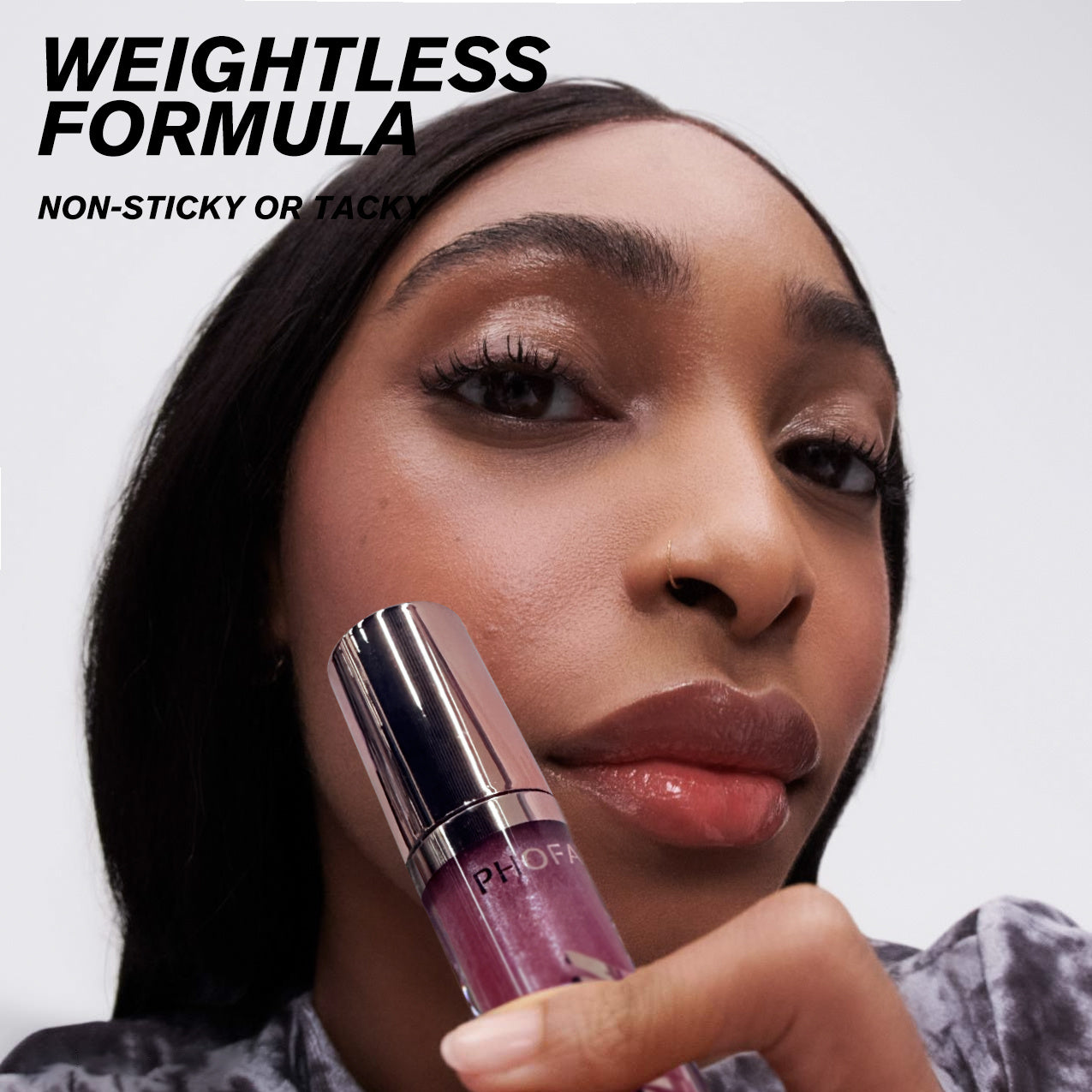 PHOFAY Mirror Shine Lip Gloss – 7.5ml Non-Sticky Moisturizing Formula