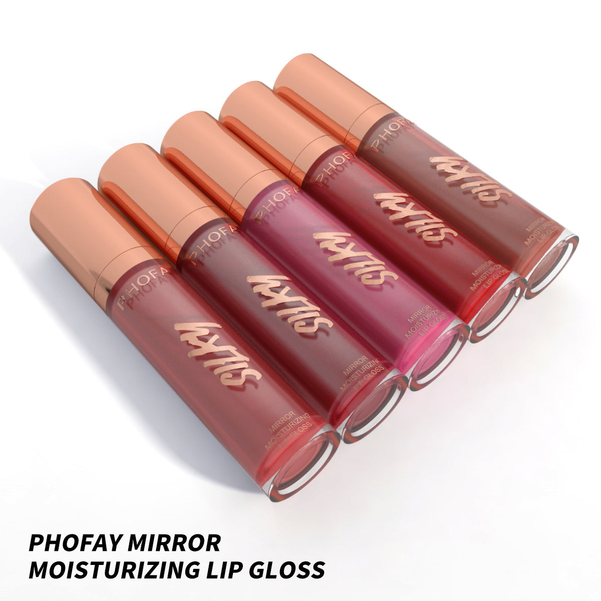 PHOFAY Mirror Shine Lip Gloss – 7.5ml Non-Sticky Moisturizing Formula