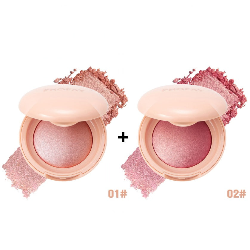 PHOFAY Luminous Powder Blush – Soft Glow, Feather-Light Finish