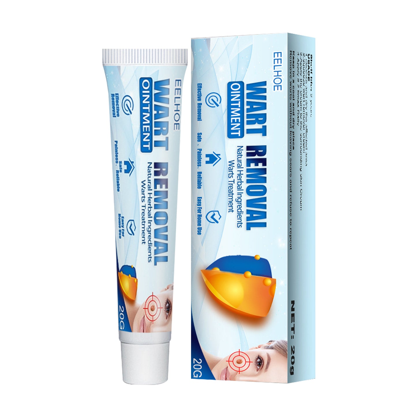 EELHOE Wart & Skin Tag Removal Cream – Herbal Skin Repair for Hands, Feet, Face & Underarms