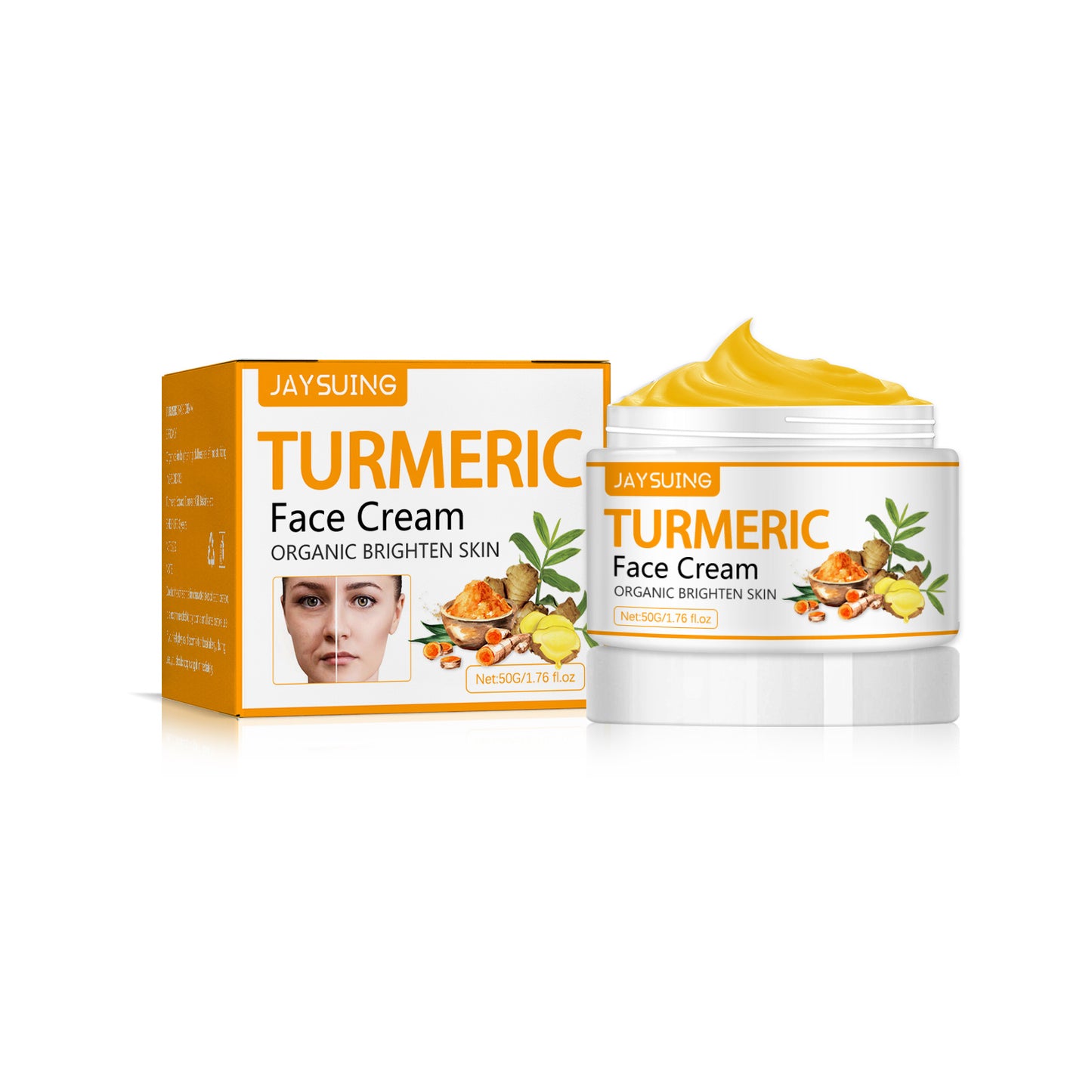 Turmeric Firming Cream – Anti-Wrinkle & Brightening Face Treatment