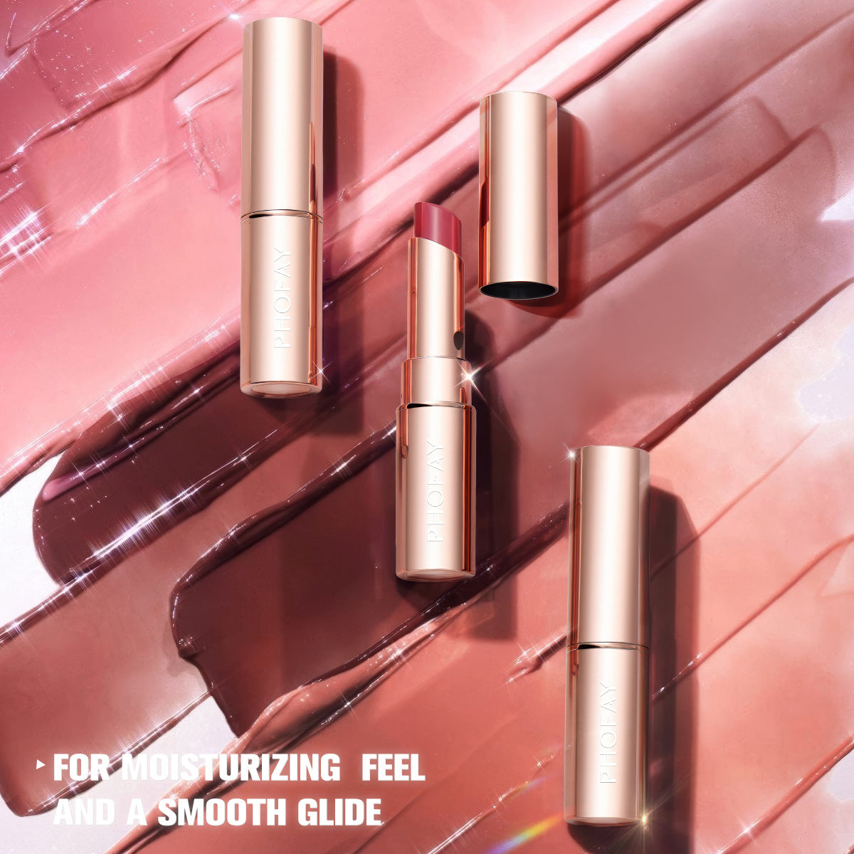 PHOFAY Moisturizing Lipstick – Long-Wear, Hydrating Lip Color
