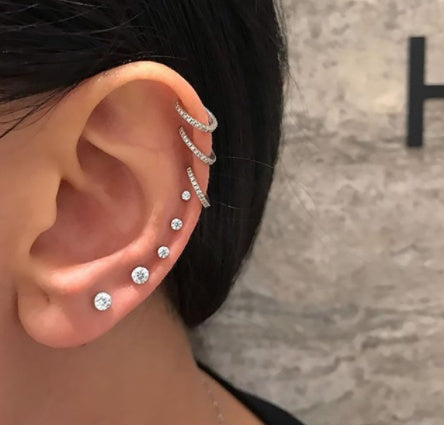 Chic Bowknot Alloy Earring Set β Elegant Style for Any Occasion