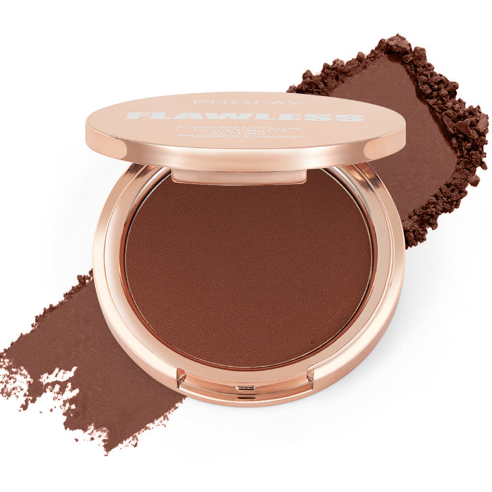 PHOFAY Matte Setting Pressed Powder – Shine-Free, Flawless Finish