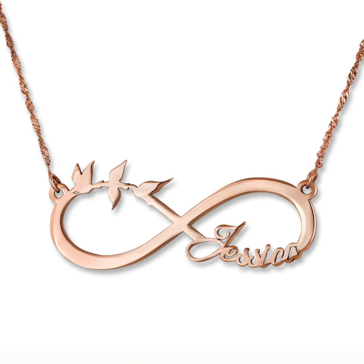 Custom Name Necklace – Personalized Titanium Steel Chain (Unisex)