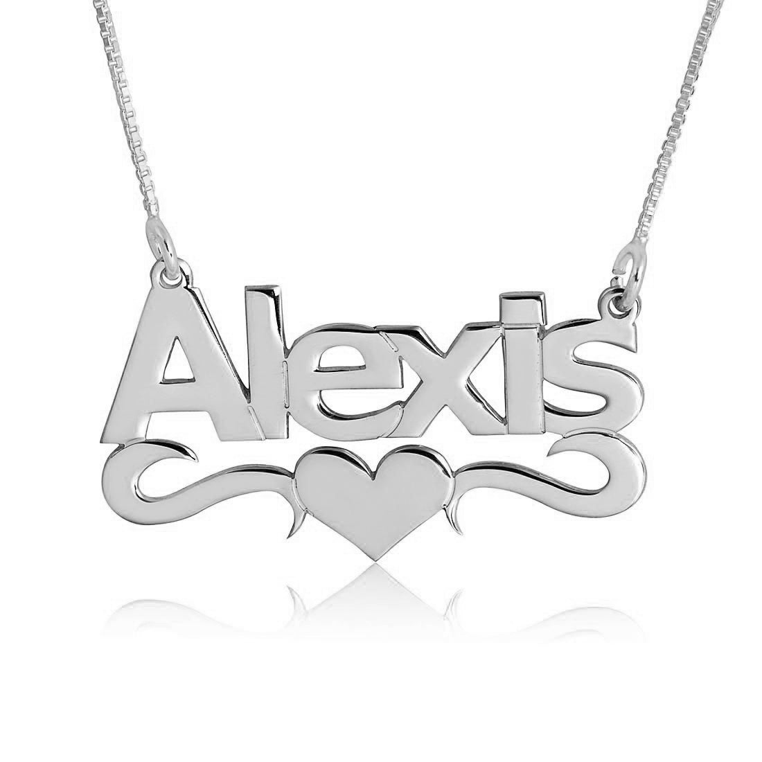Custom Name Necklace – Personalized Titanium Steel Chain (Unisex)