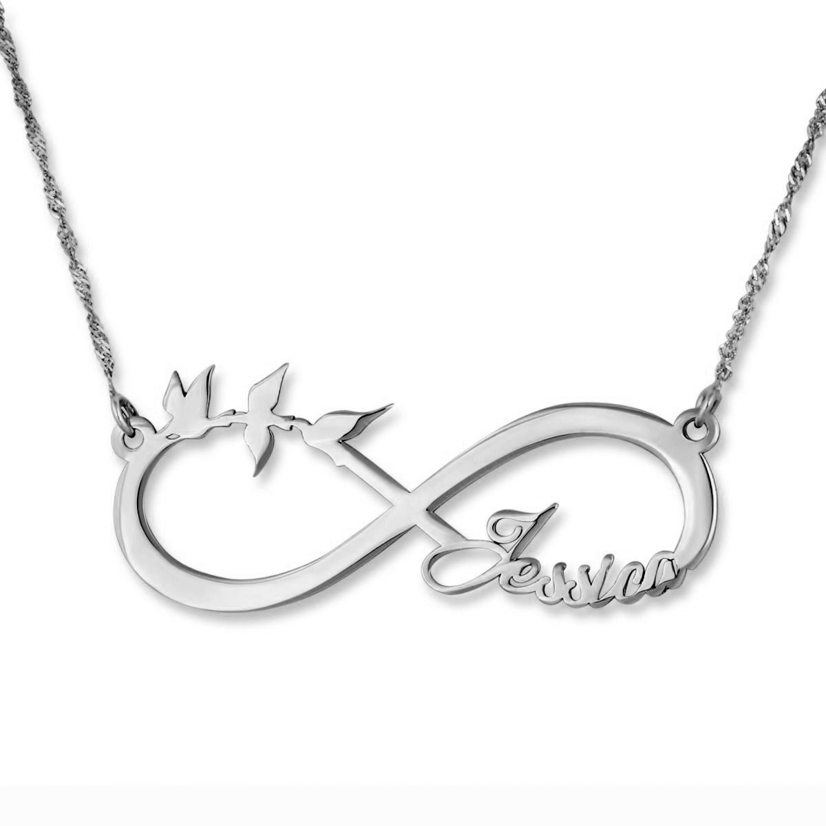 Custom Name Necklace – Personalized Titanium Steel Chain (Unisex)