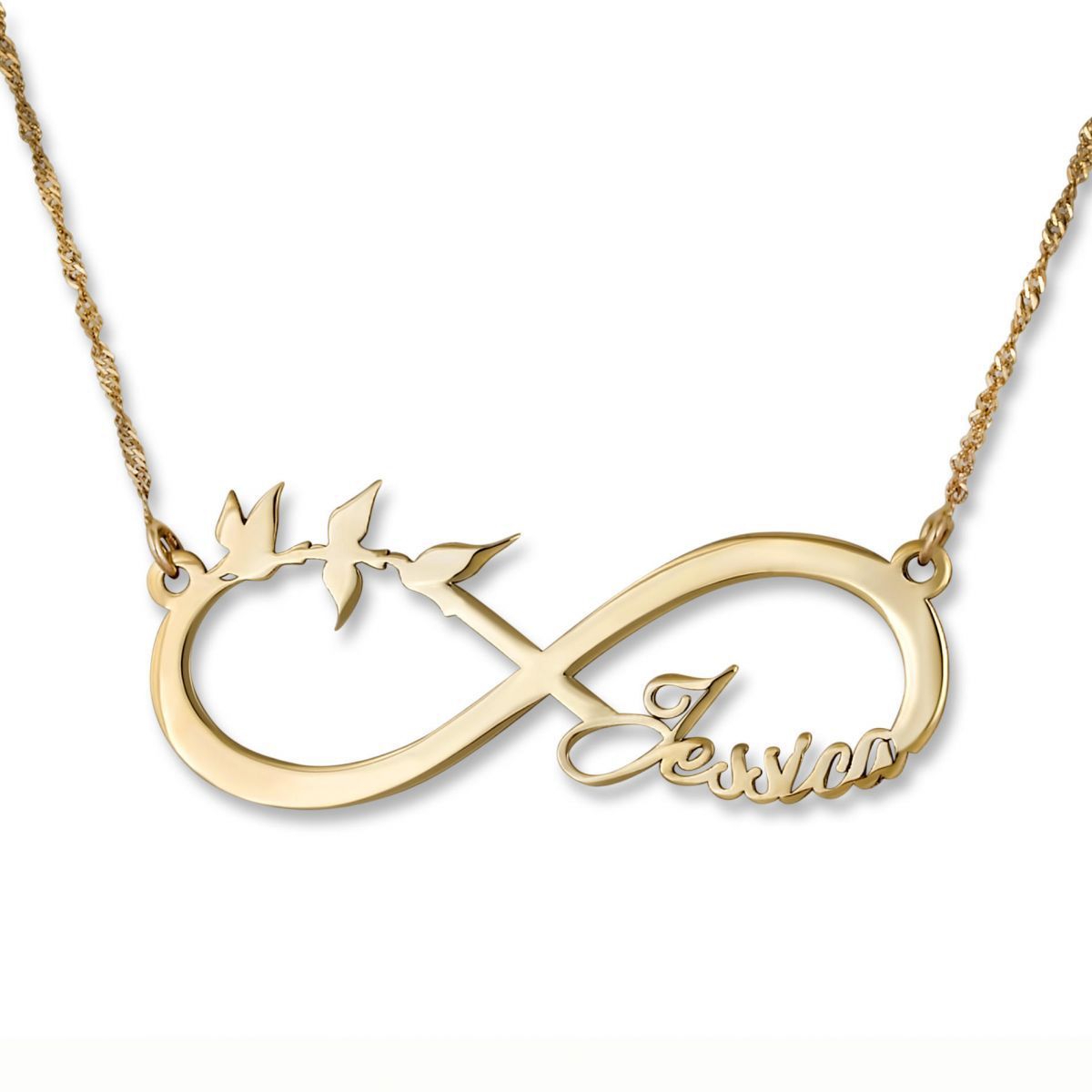 Custom Name Necklace – Personalized Titanium Steel Chain (Unisex)