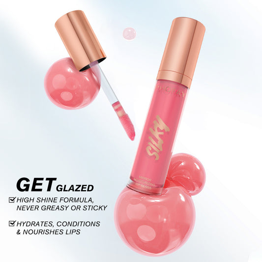 PHOFAY Mirror Shine Lip Gloss – 7.5ml Non-Sticky Moisturizing Formula