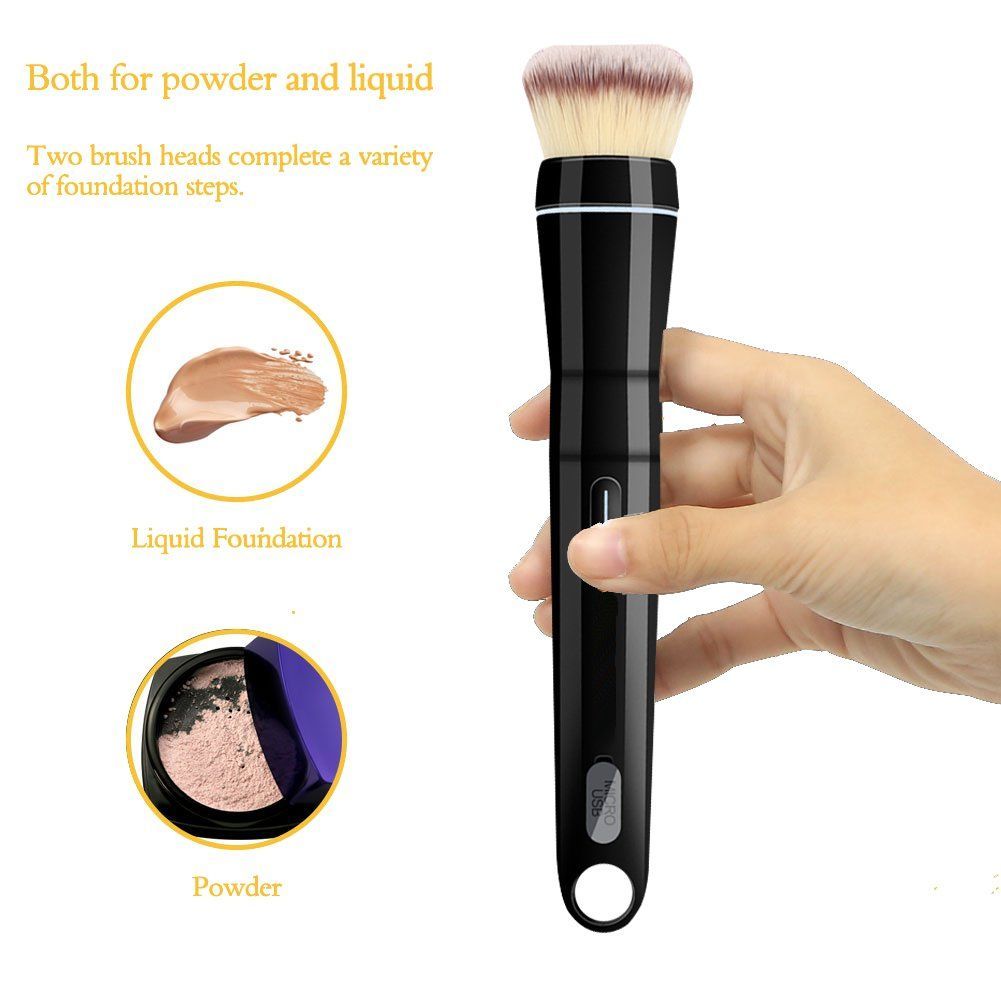 Sonic Blend Brush – Rechargeable Electric Makeup Brush for Foundation & Powder