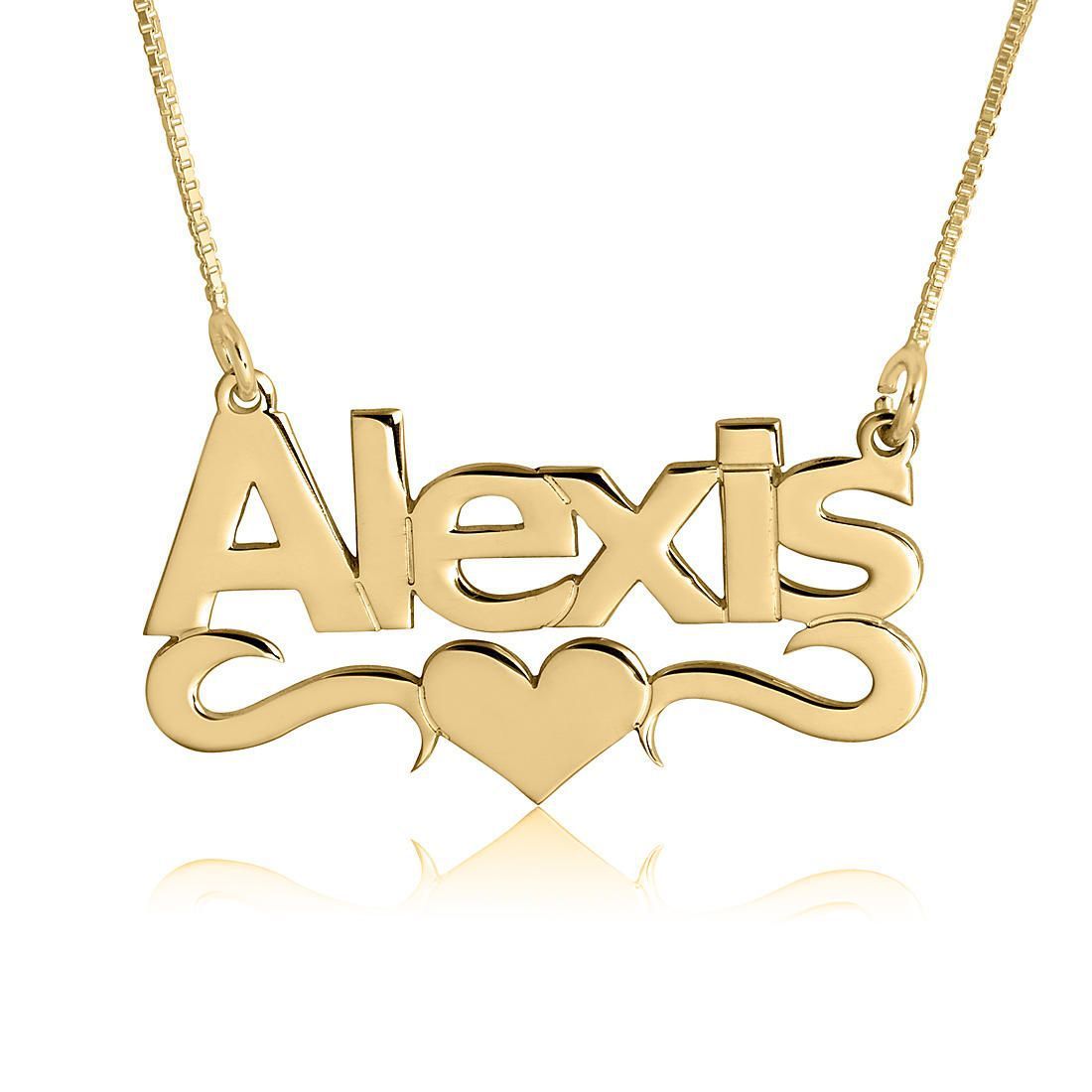 Custom Name Necklace – Personalized Titanium Steel Chain (Unisex)