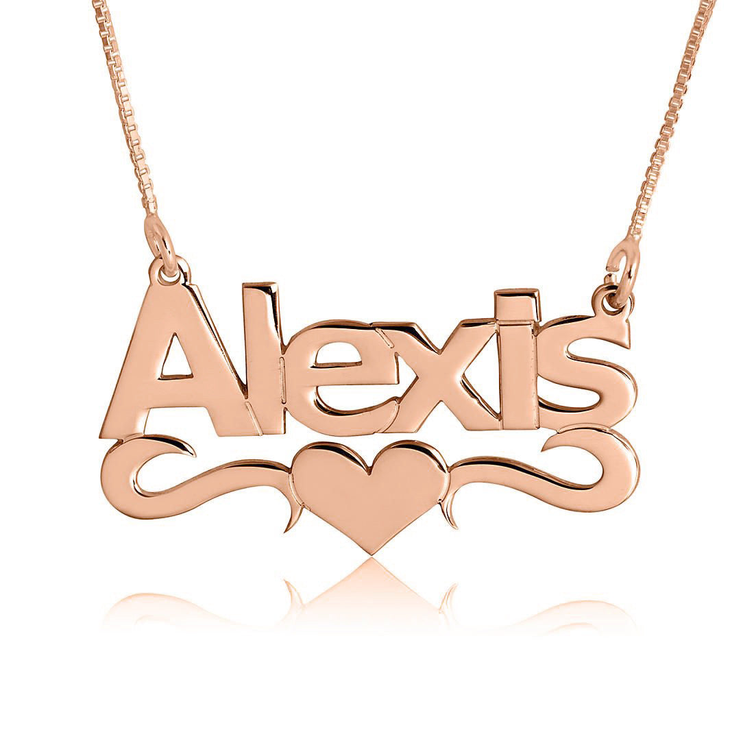 Custom Name Necklace – Personalized Titanium Steel Chain (Unisex)
